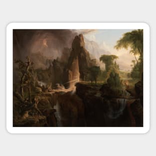 Expulsion from the Garden of Eden by Thomas Cole Magnet